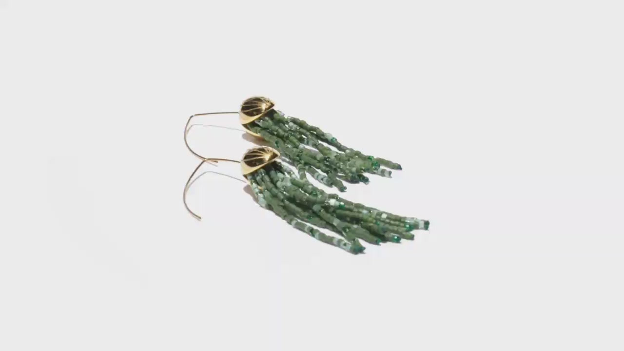 Grounded Hope Tassel Earring - Gold