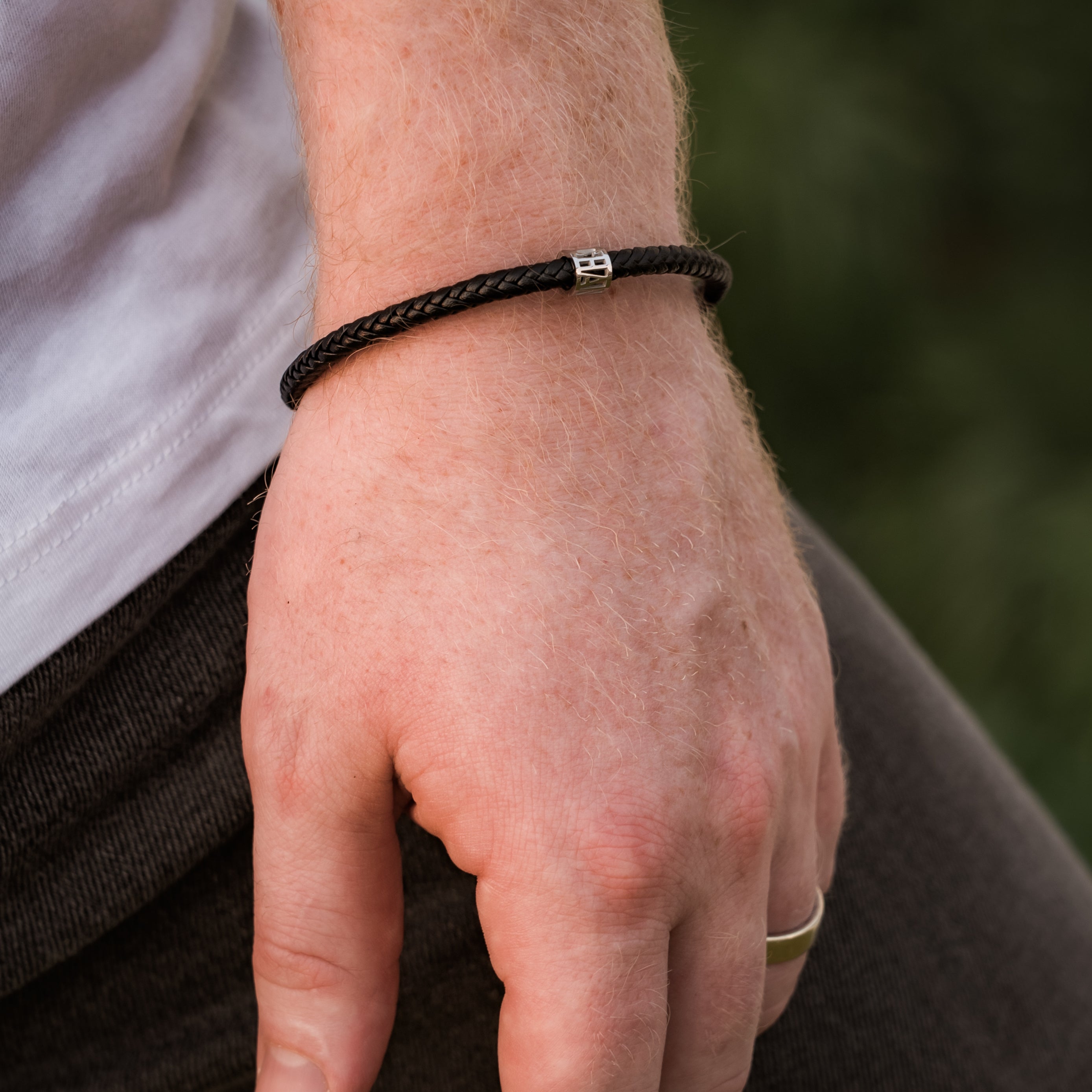 Men's Be Change Leather Bracelet