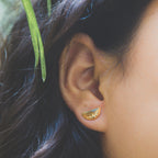 Faith Like a Mustard Seed Post Earrings - Gold