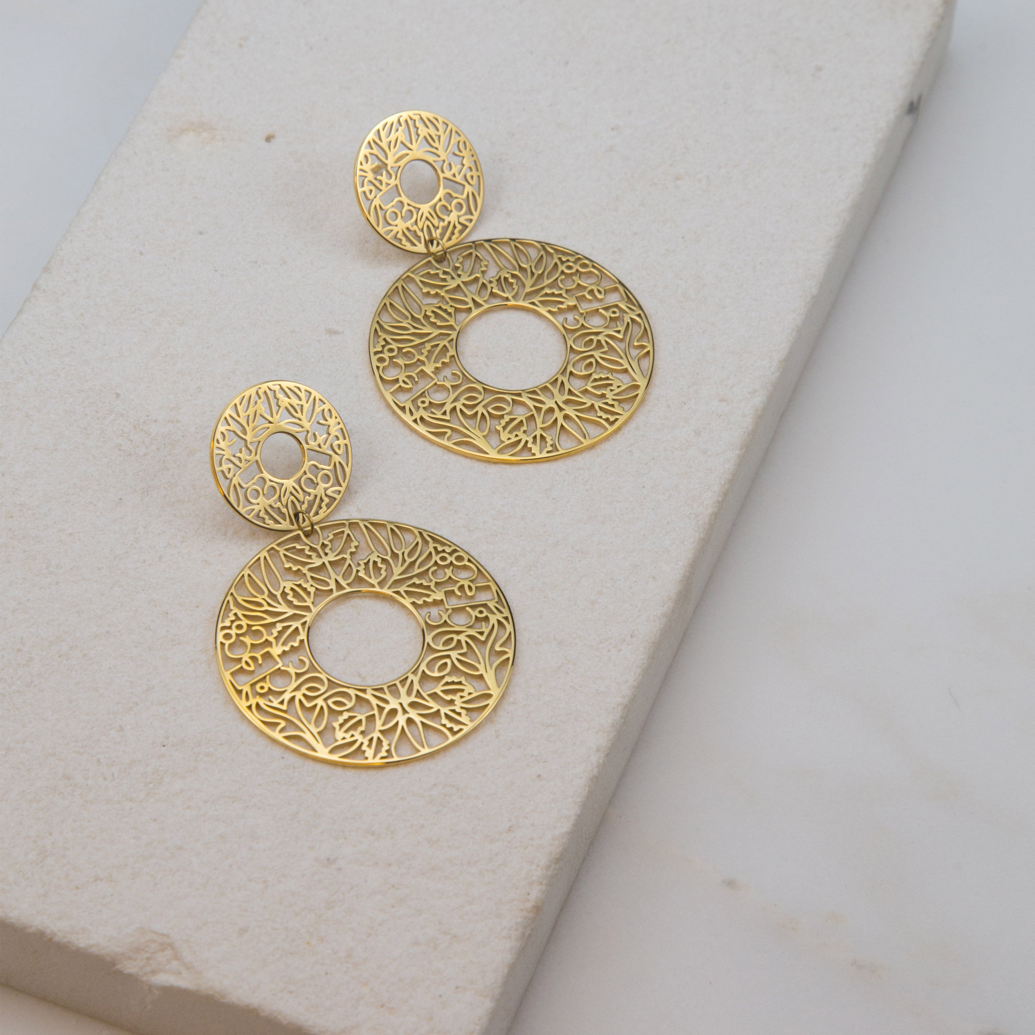 I Am Brave Drop Earrings