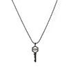 Men's You Are The Key Necklace - Black Hematite