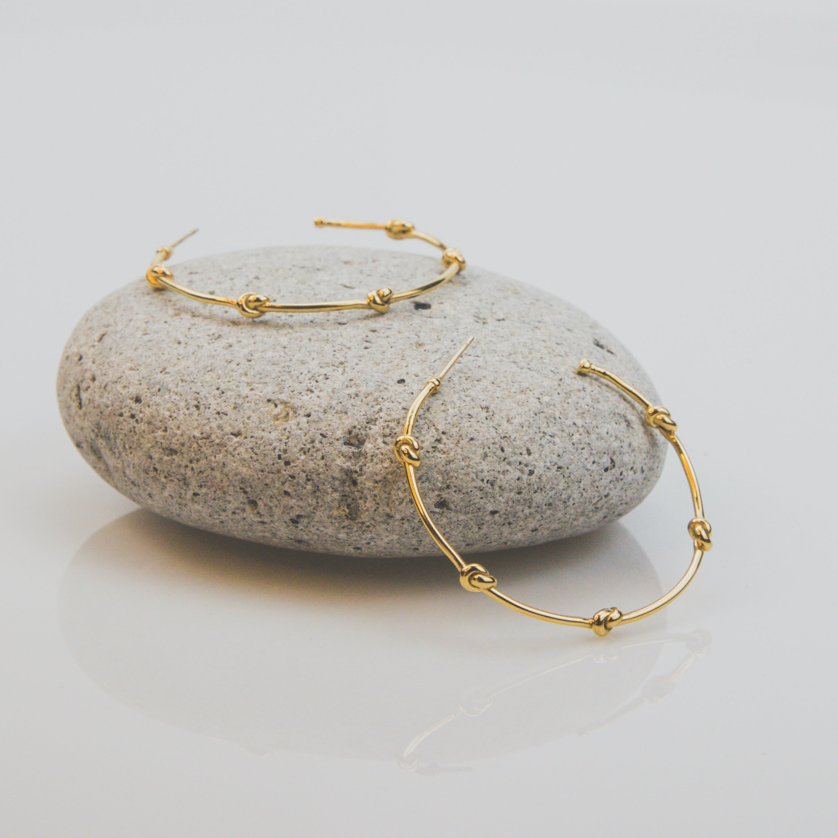 Knots of Freedom Hoop Earrings