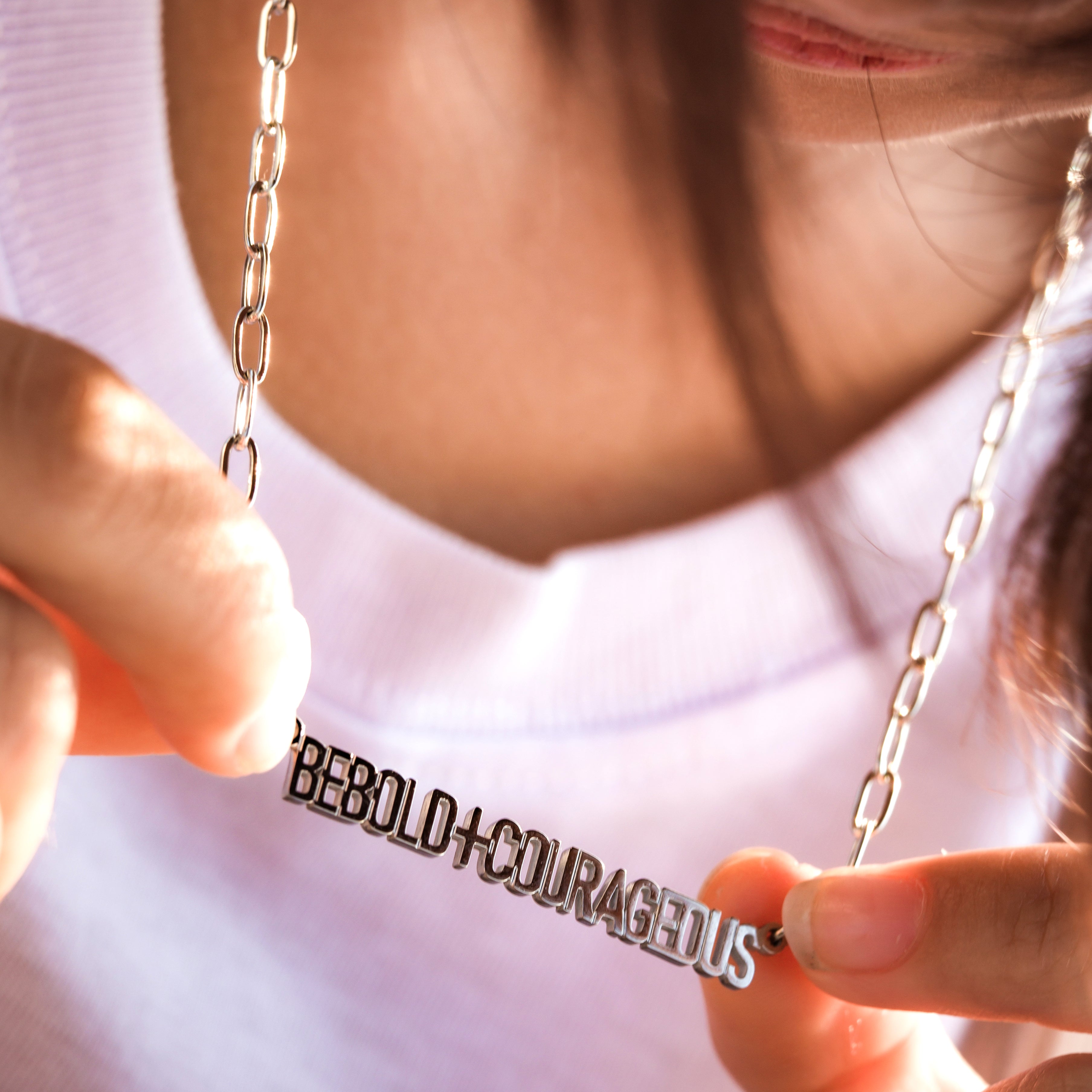 Be Bold and Courageous Necklace