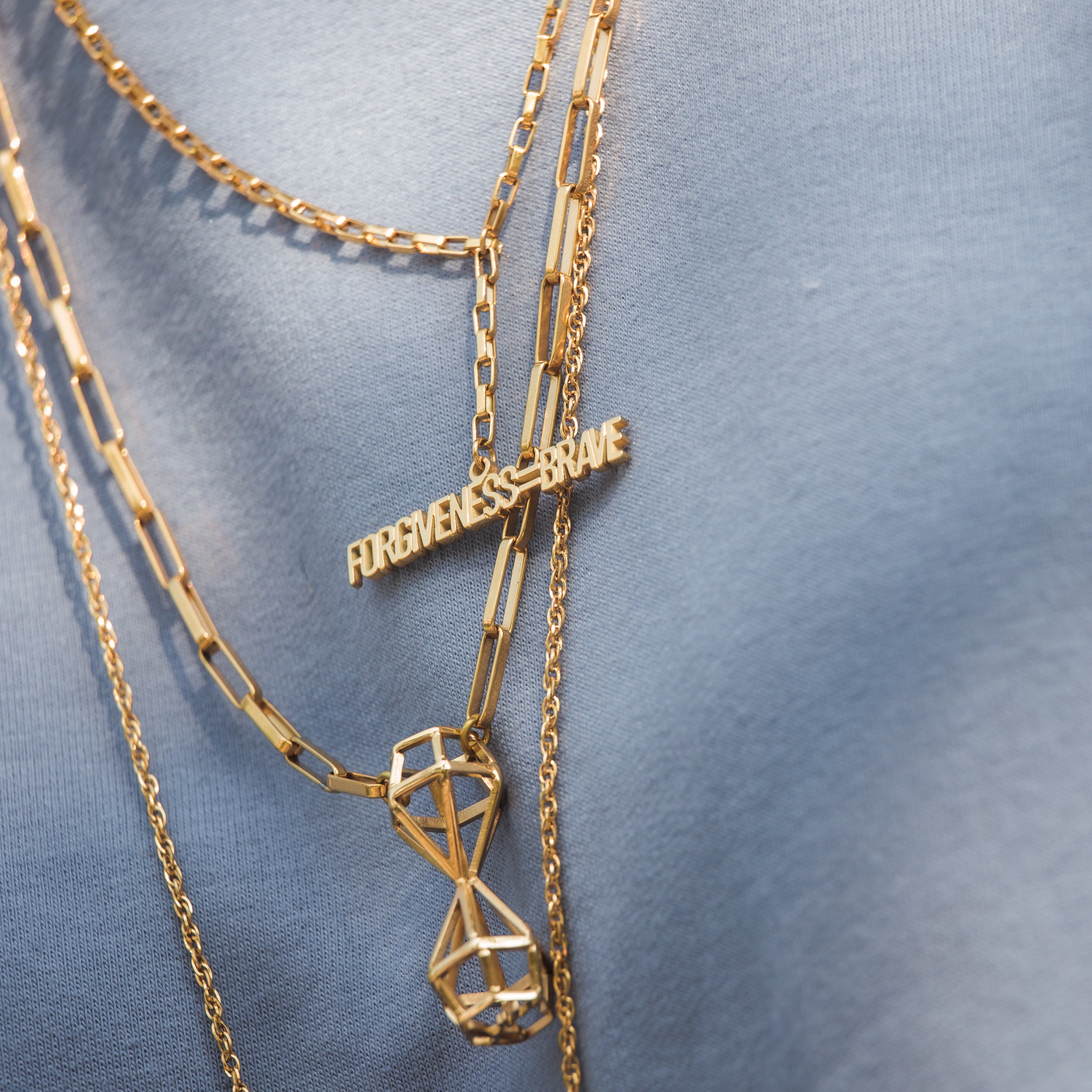 To Forgive is Brave Necklace