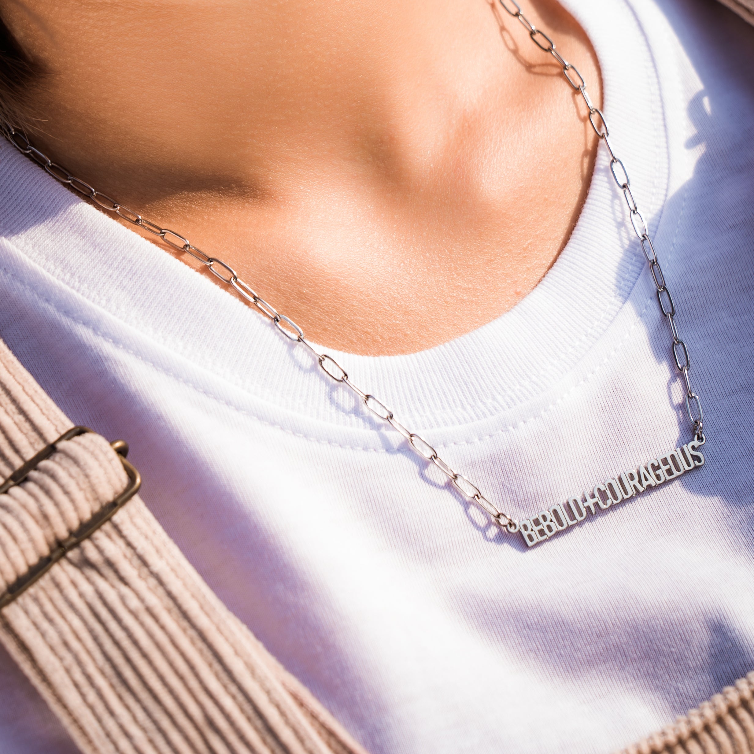 Be Bold and Courageous Necklace