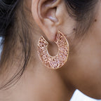 I Am Brave Hoop Earrings